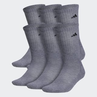 Athletic Cushioned Crew Socks 6 Pairs XL